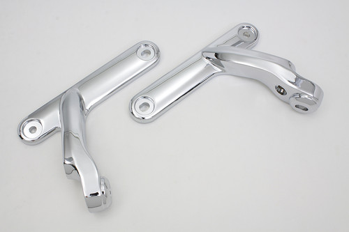 V-Twin #78163 - Chrome Spotlamp Bracket Set