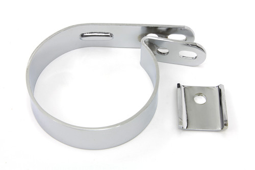 V-Twin #63472C - Chrome 3-1/4 inch Replica Muffler Clamp