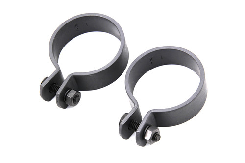 V-Twin #70318P - Parkerized 1-7/8 inch Muffler End Clamp Set