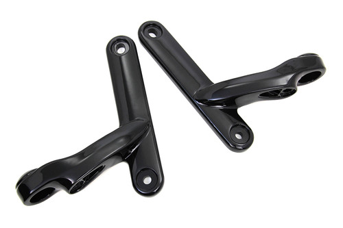 V-Twin #78163B - Black Spotlamp Bracket Set