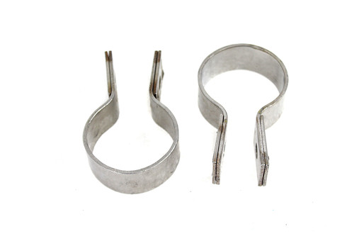 V-Twin #65275-62 - XL Muffler Clamp Stainless Steel