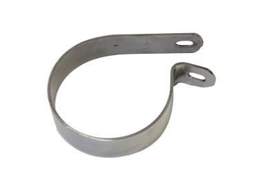 V-Twin #71672 - Stainless Steel 3-1/4 inch Muffler Body and End Clamp