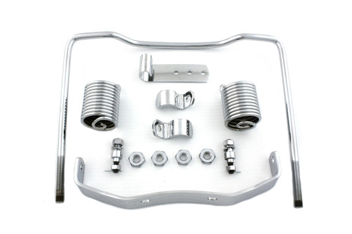 V-Twin #62230C - Chrome Auxiliary Seat Spring Kit