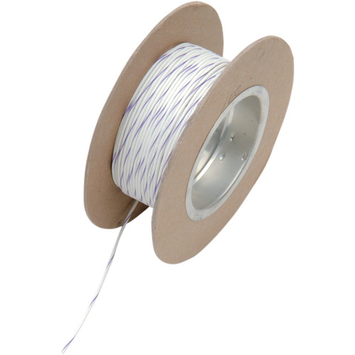 Namz #NWR-97-100 - 100' Wire Spool - 18 Gauge - White/Violet