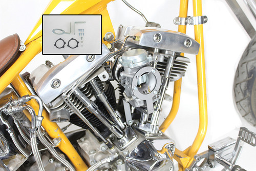 V-Twin - CV Carburetor Support Kit Zinc Plated