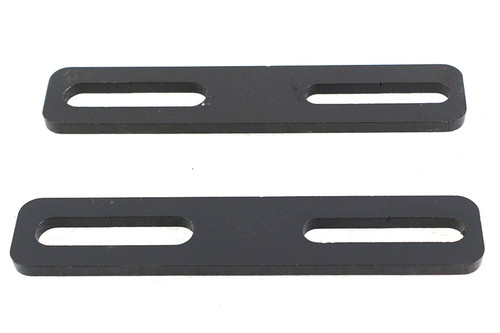 V-Twin #D-3161 - Black 5 inch Exhaust Bracket Set