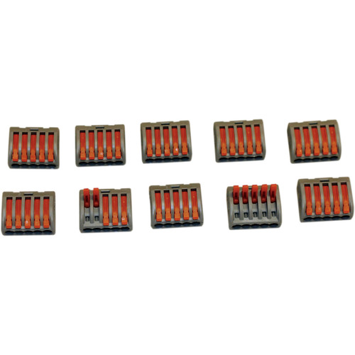 Custom Dynamics #CG25 - Wiring Cage Clamps 5-Spot - 10PK