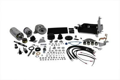 Volt Tech - Prestolite Chrome Electric Starter Kit