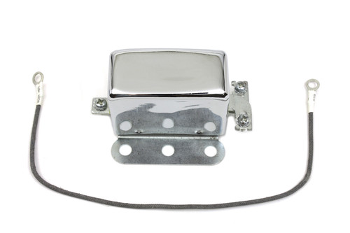 Volt Tech #0478512 - Chrome Look-A-Like 12 Volt 2-Brush Relay