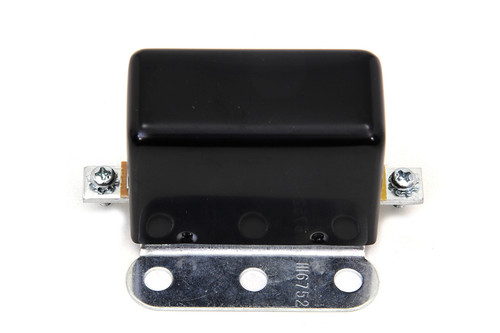 Volt Tech #77268B - Black Look-A-Like 6 Volt 3-Brush Relay