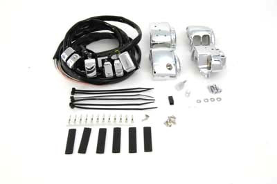 Volt Tech #07-0644/5KC - Chrome Switch Housing Kit