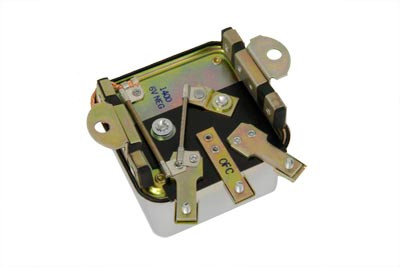 Volt Tech #77210C - Chrome 6 Volt Mechanical Regulator