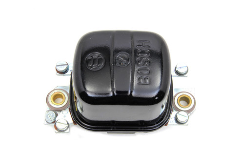 V-Twin #74511-65 - Black Zinc 12 Volt Mechanical Regulator