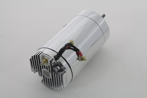 Volt Tech - 12 Volt 2-Brush Generator with Low Output Chrome