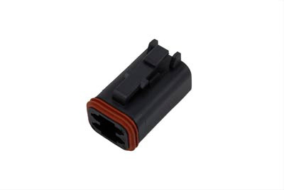 OE #72114-94BK - OE Deutsch Wiring Socket Housing 4-Pin