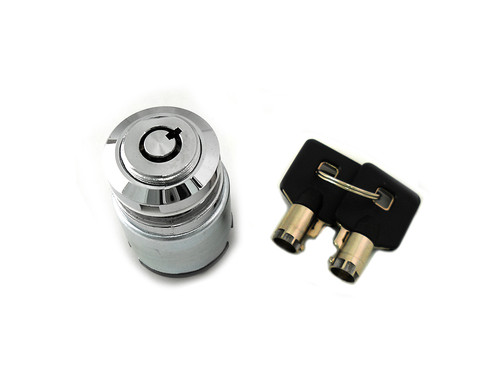 Volt Tech #71379 - Chrome Ignition Key Switch