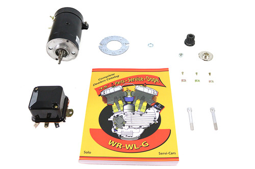 V-Twin - 45 W/G 6 Volt Generator Kit Black