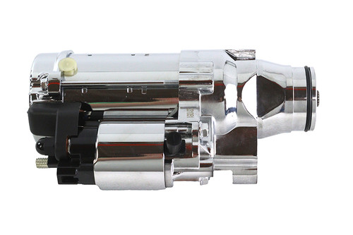 V-Twin #SND12D075-C - Replacement Starter Motor 1.6kW Chrome