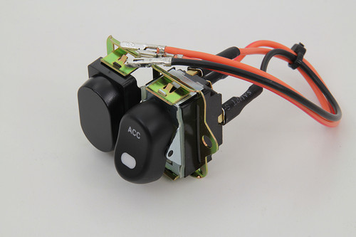 Volt Tech #63516 - Rocker Style LED Fairing Switch Kit Black