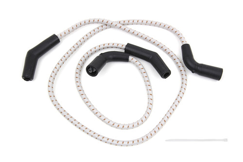 Sumax #C20136 - Sumax Grey with Brown Tracer 7mm Spark Plug Wire Set