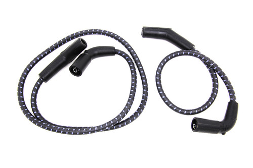 Sumax #C20036 - Sumax Black with Blue Tracer 7mm Spark Plug Wire Set