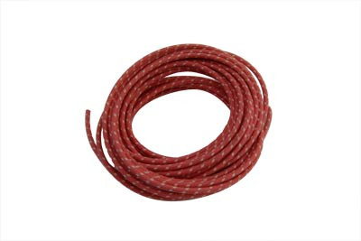 Volt Tech #40125 - Red 25' Cloth Covered Wire