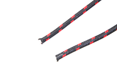 Volt Tech #40269 - Black with Red Dot 25' Braided Wire