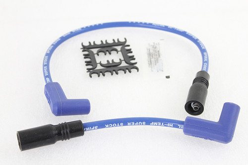 Accel #171097-B - Accel 8mm S/S Spiral Core Ignition Wire Set Blue