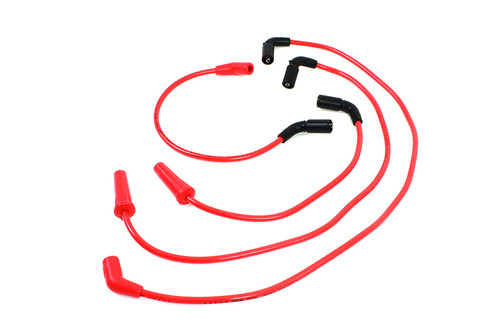 Accel #171116-R - Accel 8mm S/S Spiral Core Ignition Wire Set Red