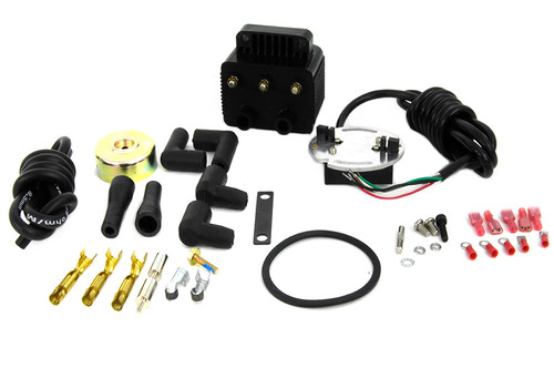V-Twin - V-Fire Single Fire Ignition Kit with 8.5mm Diameter Coil