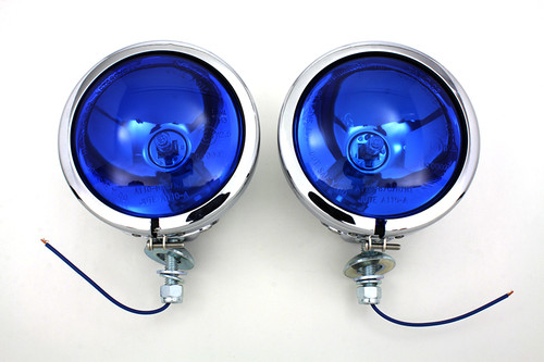 V-Twin - Blue Pursuit Spotlamp Set