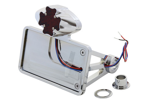 Wyatt Gatling #76246 - Maltese LED Tail Lamp Kit Chrome