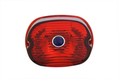 Wyatt Gatling #12-0416F - Tail Lamp Lens Laydown Style Red