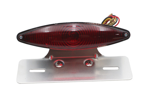 Wyatt Gatling #20-6588 - Chrome Snake Eye Fender Mount Tail Lamp Kit