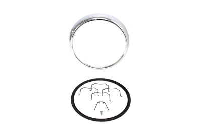 Wyatt Gatling #70324 - 7 inch Headlamp Chrome Outer Rim