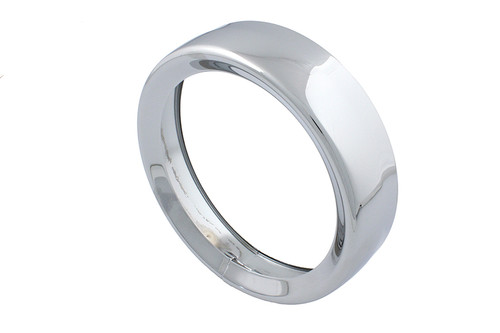 Wyatt Gatling #69627-99 - 7 inch Headlamp Chrome Frenched Trim Ring