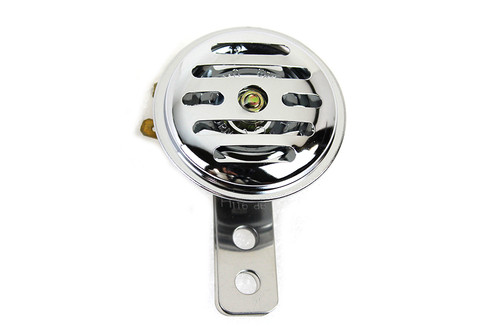 Wyatt Gatling #76073A - Slotted Style 12 Volt Mini Horn Chrome