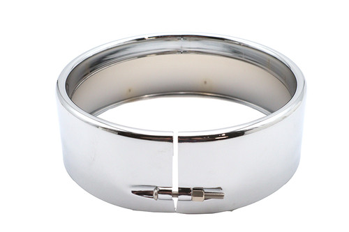 Wyatt Gatling #69625-99 - 5-3/4 inch Outer Headlamp Chrome Frenched Trim Ring