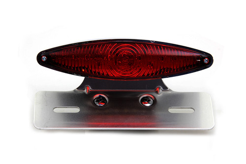 Wyatt Gatling #20-6588-LED - Chrome Snake Eye Fender Mount LED Tail Lamp Kit