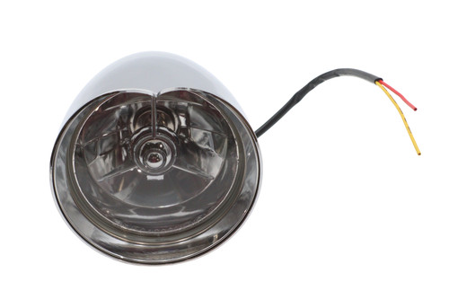 Wyatt Gatling - 4-1/2 inch Round Chrome Billet Headlamp