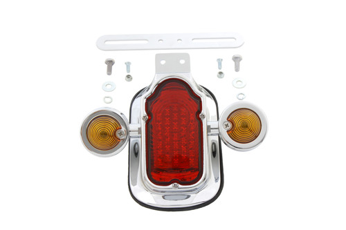 Wyatt Gatling #12-0410LED - Tail Lamp Assembly Tombstone Style with Bullet Lamp