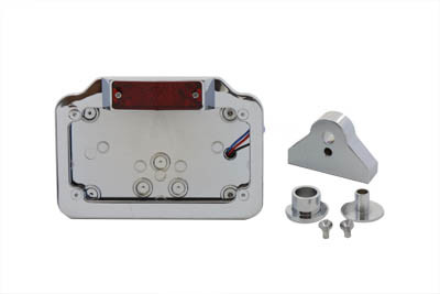 V-Twin - Chrome Plain Style Tail Lamp Assembly