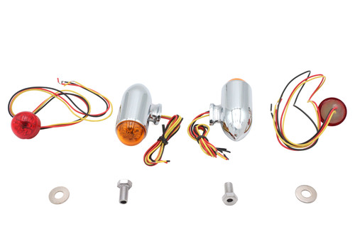 Wyatt Gatling #20-0384-ALED - Bullet Marker Lamp Set with Red and Amber LEDs