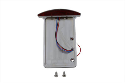 Wyatt Gatling #76060AET - Tail Lamp and License Plate Vertical Side Mount Slice Style