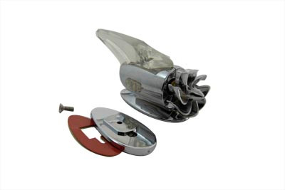 Wyatt Gatling #12-6025W - Chrome Fan Marker Lamp White