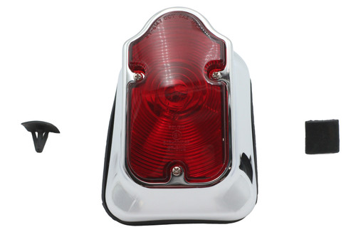 Wyatt Gatling #12-0400A - Tail Lamp Assembly without License Plate Window Tombstone