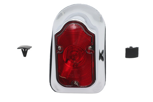 Wyatt Gatling #12-0400A - Tail Lamp Assembly without License Plate Window Tombstone