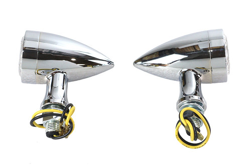 Wyatt Gatling #L22-64B4A - LED Bullet Marker Lamp Set Chrome