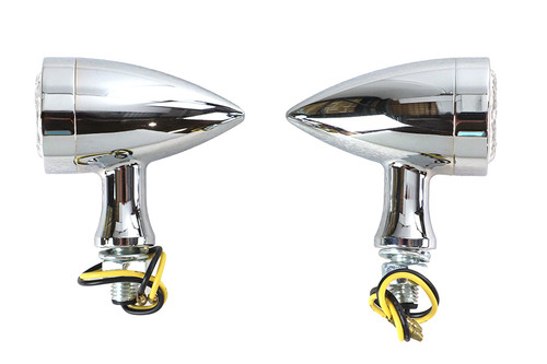 Wyatt Gatling #L22-64B4A - LED Bullet Marker Lamp Set Chrome