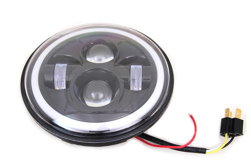 Wyatt Gatling #DG-040-HL - 7 inch LED Headlamp Unit Black